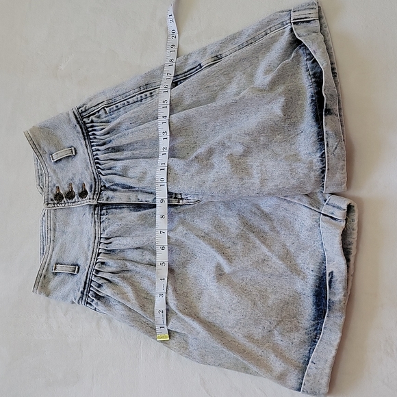 📻 VINTAGE SUPER HIGHWAISTED 80S MOM JORTS SHORTS DENIM RIBCAGE NO POCKET SUMMER - Picture 5 of 7